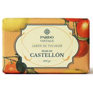 Натуральное мыло с ароматом мандарина и грейпфрута Pardo Vintage Castellon (Море Кастельон) 200 г