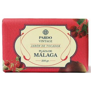 Натуральное мыло с ароматом манго и малины Pardo Vintage Málaga (Площадь Малаги) 200 гр