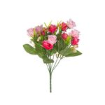 Букет искусственный ВЕЩИЦЫ роза в букете, 27см, розовый