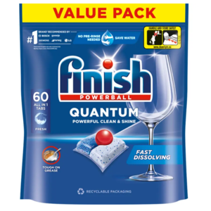 Капсулы для посудомоечной машины Finish Quantum All in One 60 шт