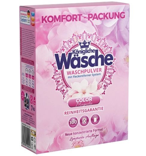 Стиральный порошок для цветного белья Königliche Wäsche Color Magnolie 7 кг