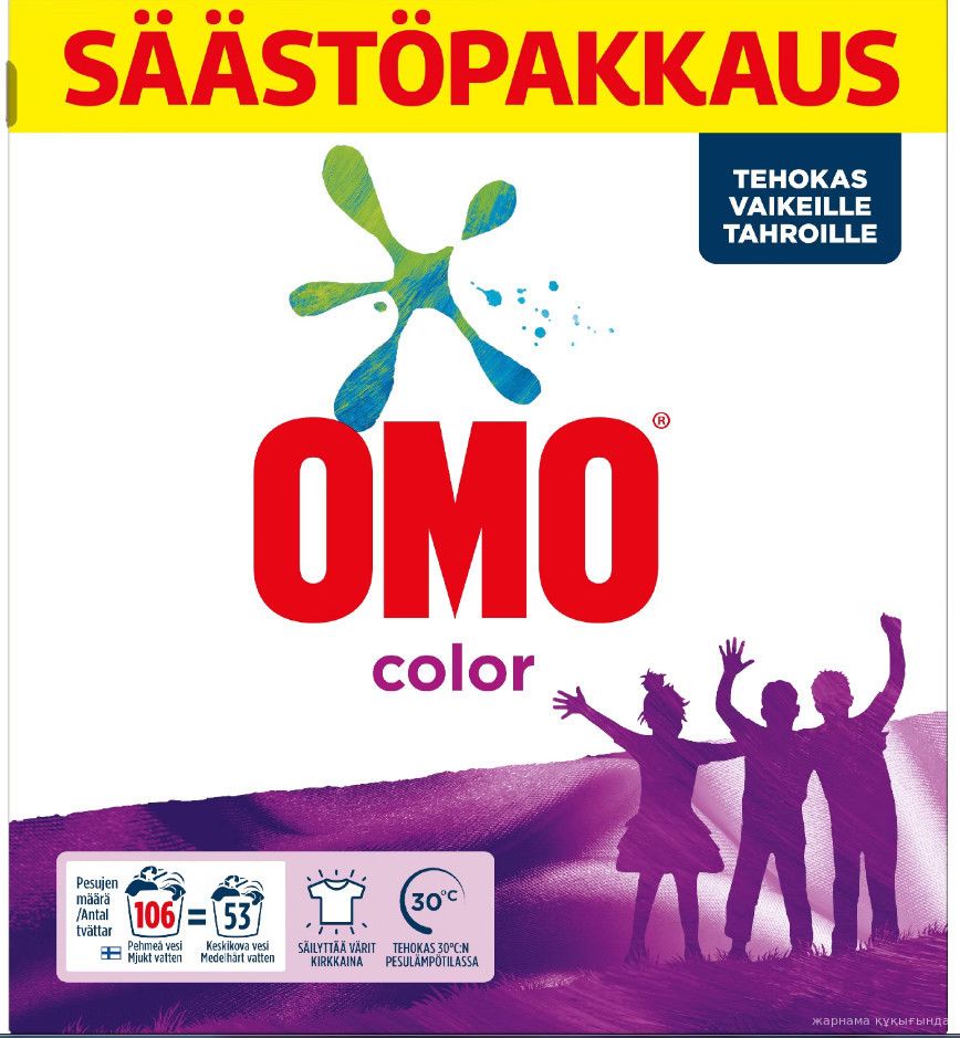 Стиральный порошок Omo Color для цветного белья 3,72 кг