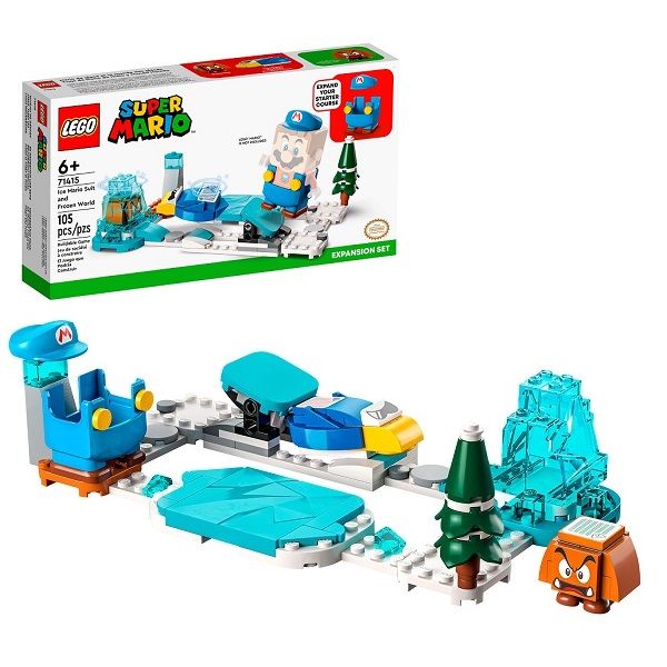 LEGO Super Mario 71415LS конструкторКостюм ледяного Марио и ледяной мир. Дополнительный набор