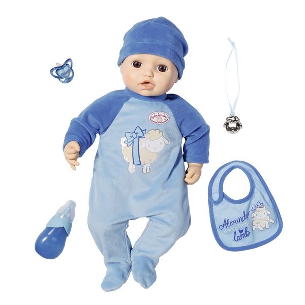 Zapf Creation Baby Annabell 706-305 Бэби Аннабель Кукла-мальчик многофункциональная 2021, 43 см