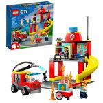 LEGO City 60375LS конструктор Пожарное депо и пожарная машина