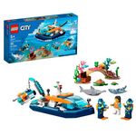 LEGO City 60377LS конструктор Explorer Diving Boat