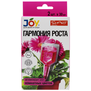 Гармония роста- стимулятор д/комнатных цветов 60 мл (30мл*2 )(1/11шт) JOY