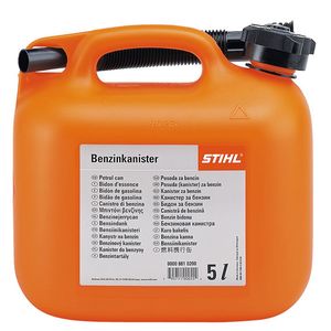 Канистра 5л, пластиковая, оранжевая STIHL для ГСМ (0000 881 0200)