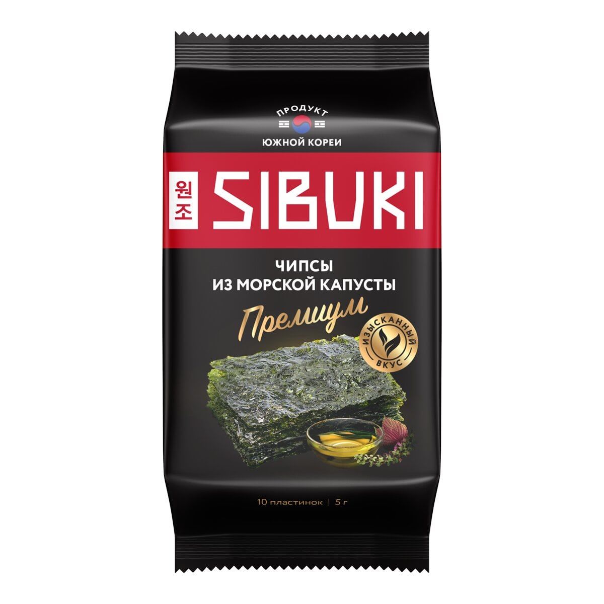 Чипсы из морской капусты Sibuki Премиум, 5 г