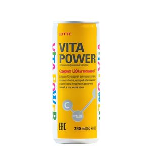 Напиток Vita power негазированный витаминизированный со вкусом манго Lotte, 240 мл