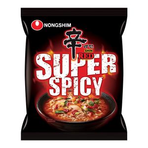 Лапша быстрого приготовления Шин Рэд Супер острая Nongshim, пачка 120 г