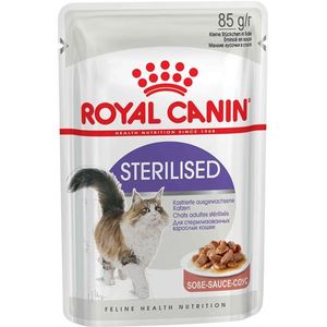 Royal Canin Sterilised Корм консервированный для стерилизованных взрослых кошек, соус 85 гр