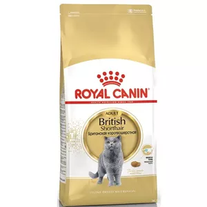 Royal Canin British Shorthair Adult Корм сухой сбалансированный для взрослых британских короткошерстных кошек 2 кг