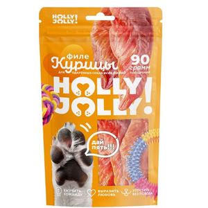 Holly Jolly! Лакомство Филе курицы для собак всех пород 90 гр