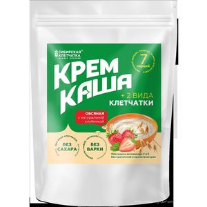 Овсяная каша с клубникой и клетчаткой, 7 порций