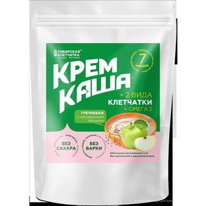 Гречневая каша с яблоком и клетчаткой, 7 порций