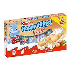 Kinder вафли Happy Hippo Haselnuss 103,5г