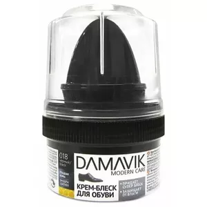 Крем-блеск для обуви Damavik, чёрный